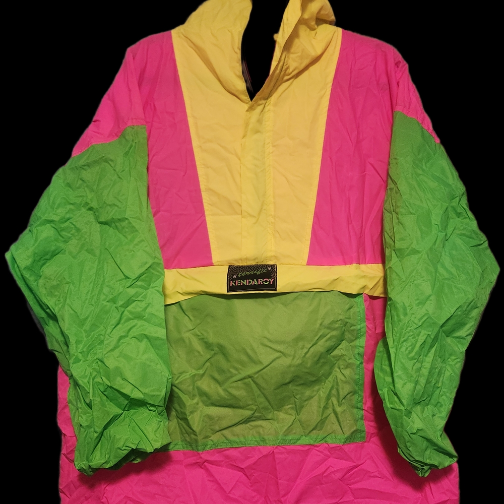 terrific KENDAROY Colorblock Packable Windbreaker